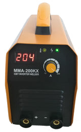 Soldador Inverter DC MMA 200Amp iGBT turboventilado pantalla LCD