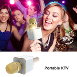 Micrófono karaoke disco Bluetooth inalámbrico para smartphone cuadrado