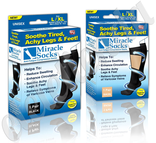 Miracle Socks - Calcetines relajantes Antifatiga 2 pares por el precio de 1